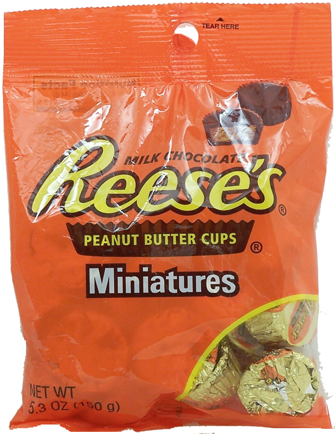 Hershey's Reese's milk chocolate covered peanut butters, miniatures Full-Size Picture